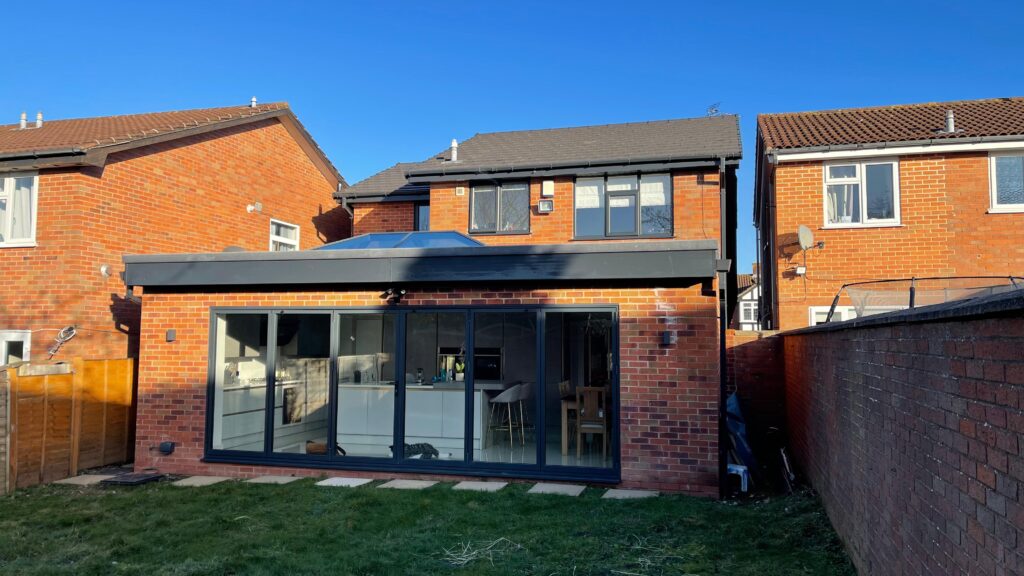 rear extension to property in sutton coldfield