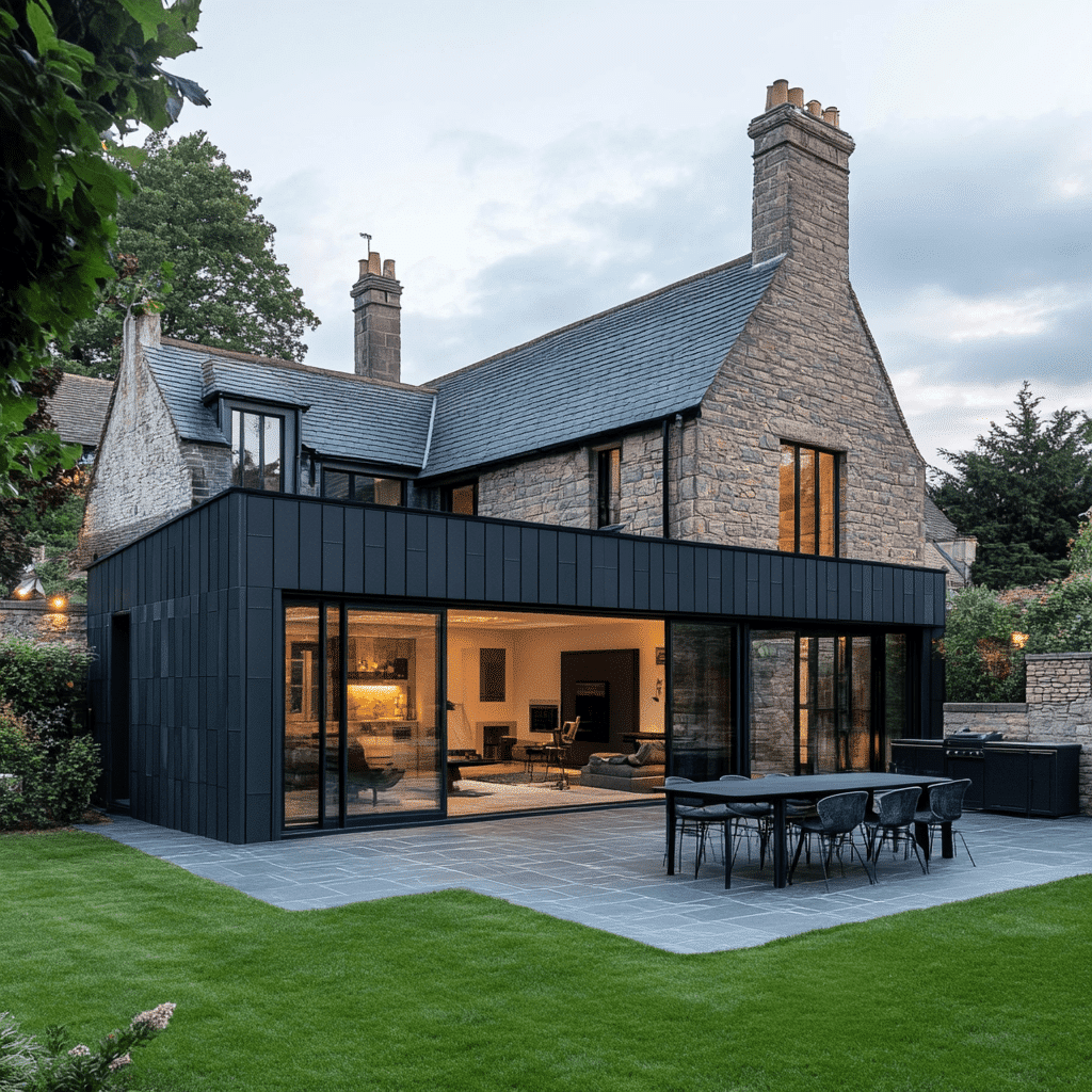 Black cladding extension